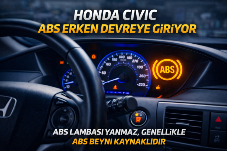honda civic abs erken devreye giriyor çözümü